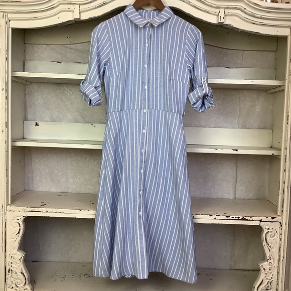 Everly Striped Dress - Picture 3 of 10